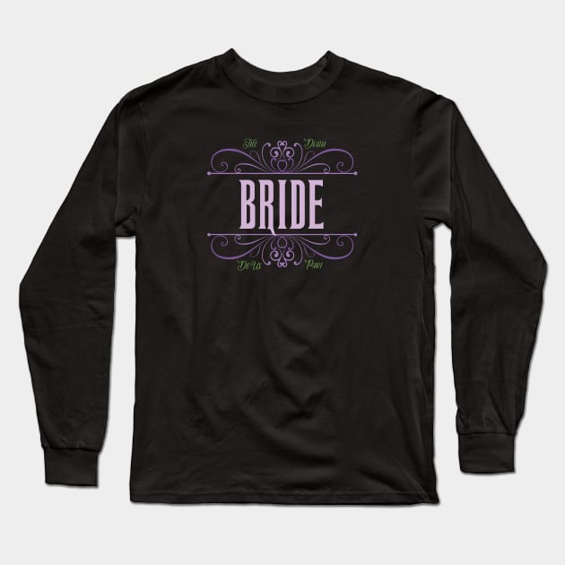 Haunted Bride Honeymoon for Couples Long Sleeve T-Shirt by GoAwayGreen